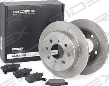 RIDEX 3405B0265 - Комплект гальм, дисковий гальмівний механізм avtolavka.club