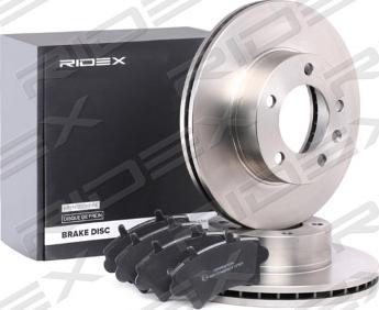 RIDEX 3405B0266 - Комплект гальм, дисковий гальмівний механізм avtolavka.club