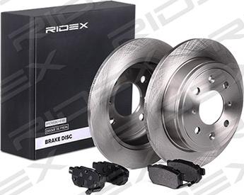 RIDEX 3405B0208 - Комплект гальм, дисковий гальмівний механізм avtolavka.club
