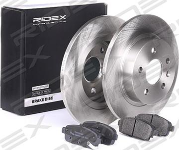 RIDEX 3405B0214 - Комплект гальм, дисковий гальмівний механізм avtolavka.club