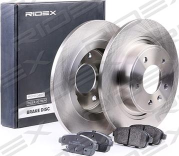 RIDEX 3405B0215 - Комплект гальм, дисковий гальмівний механізм avtolavka.club