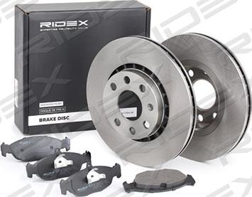 RIDEX 3405B0217 - Комплект гальм, дисковий гальмівний механізм avtolavka.club
