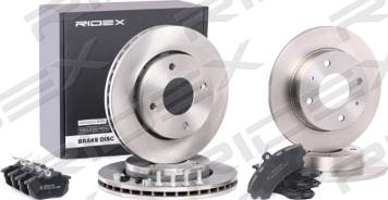 RIDEX 3405B0230 - Комплект гальм, дисковий гальмівний механізм avtolavka.club