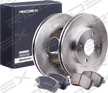 RIDEX 3405B0238 - Комплект гальм, дисковий гальмівний механізм avtolavka.club