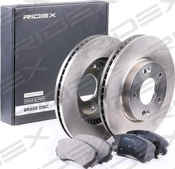RIDEX 3405B0279 - Комплект гальм, дисковий гальмівний механізм avtolavka.club