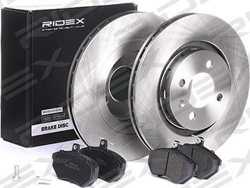 RIDEX 3405B0272 - Комплект гальм, дисковий гальмівний механізм avtolavka.club