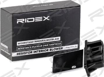 RIDEX 2975R0010 - Опір, реле, вентилятор салону avtolavka.club