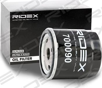 RIDEX 7O0090 - Масляний фільтр avtolavka.club