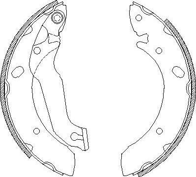 Alpha Brakes HST-HY-500 - Комплект гальм, барабанний механізм avtolavka.club