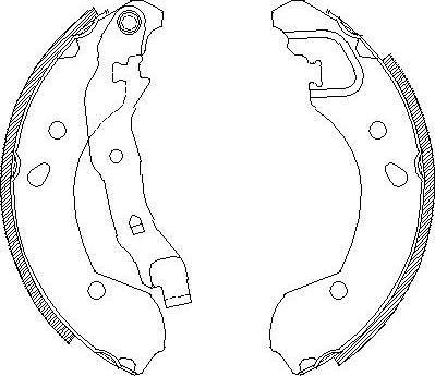 Alpha Brakes HST-NS-056 - Комплект гальм, барабанний механізм avtolavka.club