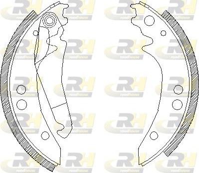 Roadhouse 4136.00 - Гальмівні колодки avtolavka.club