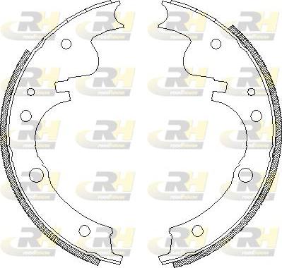 Roadhouse 4121.00 - Гальмівні колодки avtolavka.club