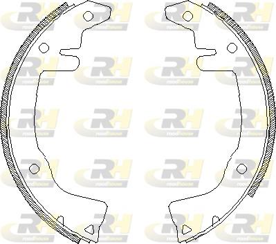 Roadhouse 4281.00 - Гальмівні колодки avtolavka.club
