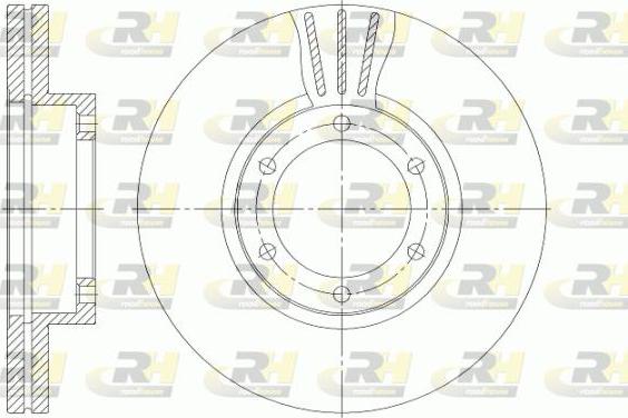 Roadhouse 6951.10 - Гальмівний диск avtolavka.club