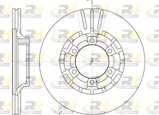 Roadhouse 6464.10 - Гальмівний диск avtolavka.club