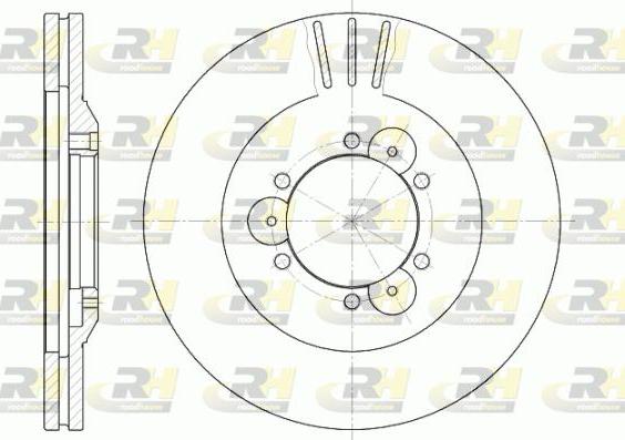 Roadhouse 6560.10 - Гальмівний диск avtolavka.club