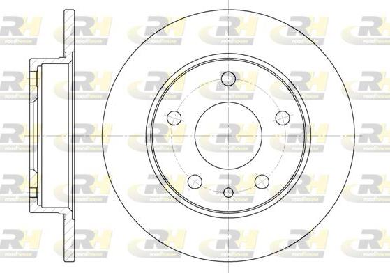 Roadhouse 6516.00 - Гальмівний диск avtolavka.club