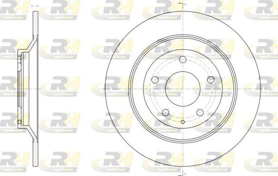 Roadhouse 61518.00 - Гальмівний диск avtolavka.club