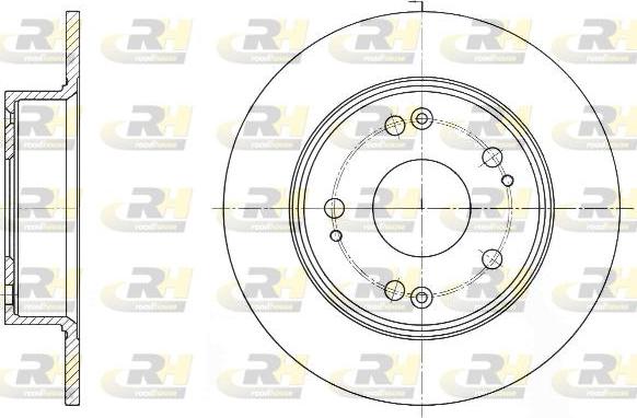 Roadhouse 61648.00 - Гальмівний диск avtolavka.club