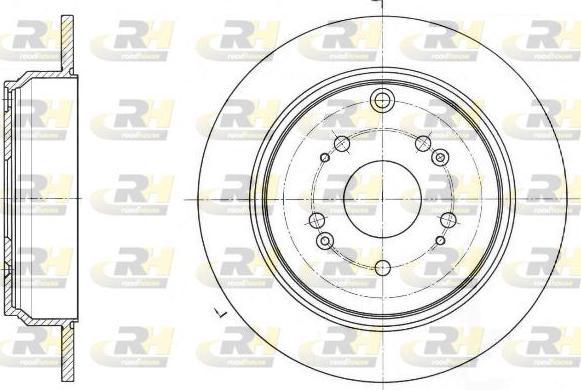 Parts-Mall PRJ-017 - Гальмівний диск avtolavka.club