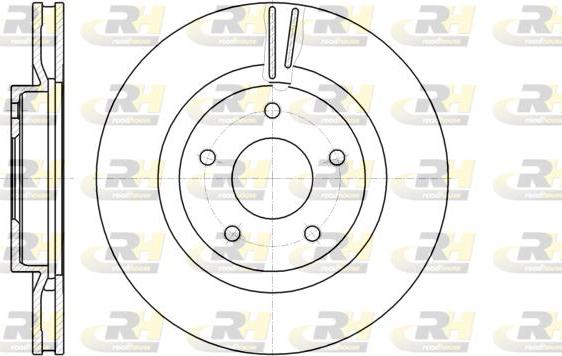 Roadhouse 61087.10 - Гальмівний диск avtolavka.club