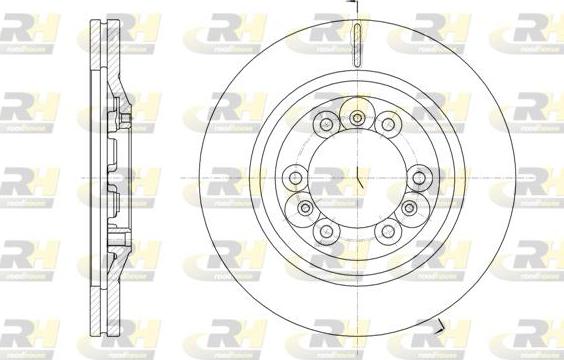 Roadhouse 61830.10 - Гальмівний диск avtolavka.club