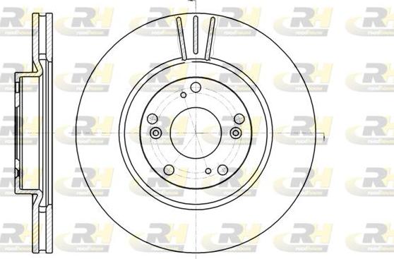 Roadhouse 61297.10 - Гальмівний диск avtolavka.club