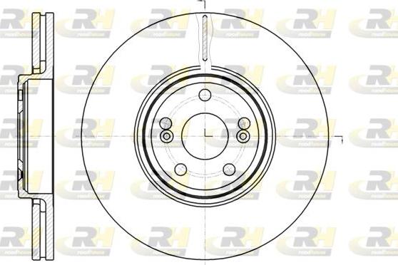 Roadhouse 61234.10 - Гальмівний диск avtolavka.club