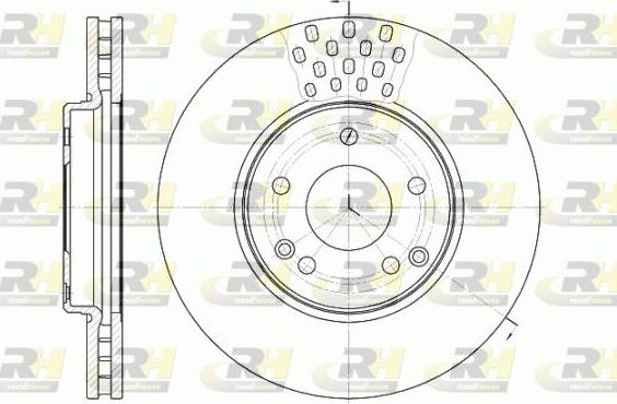 Roadhouse 61225.10 - Гальмівний диск avtolavka.club