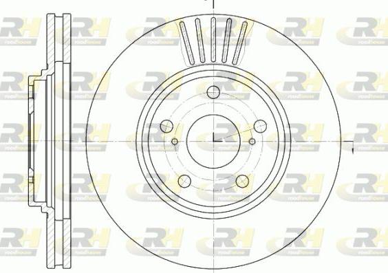 Roadhouse 61228.10 - Гальмівний диск avtolavka.club