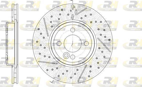 Roadhouse 62543.10 - Гальмівний диск avtolavka.club