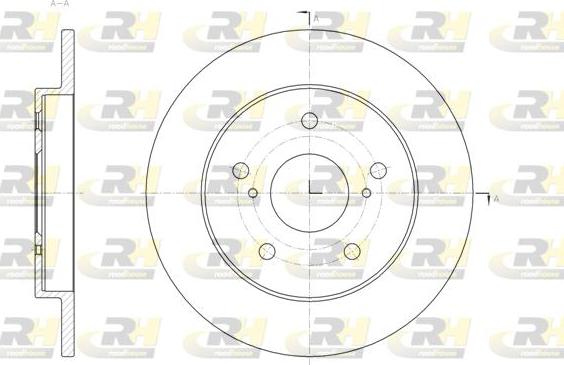 Roadhouse 62040.00 - Гальмівний диск avtolavka.club