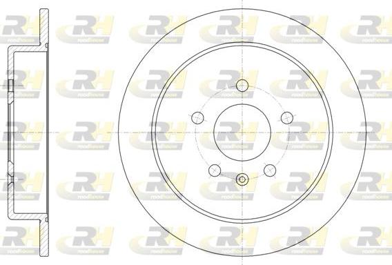Roadhouse 62051.00 - Гальмівний диск avtolavka.club