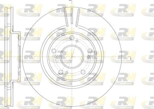 Roadhouse 6763.10 - Гальмівний диск avtolavka.club