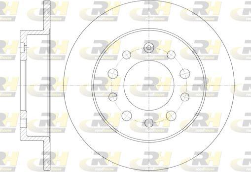 Roadhouse 6762.00 - Гальмівний диск avtolavka.club