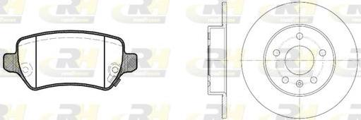 Roadhouse 8957.00 - Комплект гальм, дисковий гальмівний механізм avtolavka.club