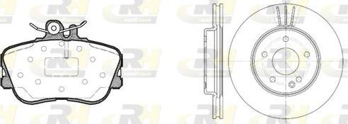 Roadhouse 8445.02 - Комплект гальм, дисковий гальмівний механізм avtolavka.club