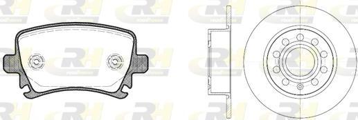 Roadhouse 81031.00 - Комплект гальм, дисковий гальмівний механізм avtolavka.club