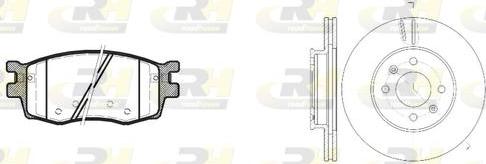 Roadhouse 81208.00 - Комплект гальм, дисковий гальмівний механізм avtolavka.club