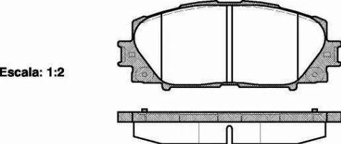 Alpha Brakes HKP-TY-113 - Гальмівні колодки, дискові гальма avtolavka.club