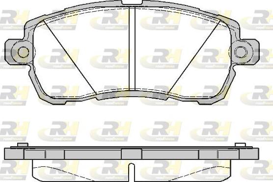 Roadhouse 21728.00 - Гальмівні колодки, дискові гальма avtolavka.club