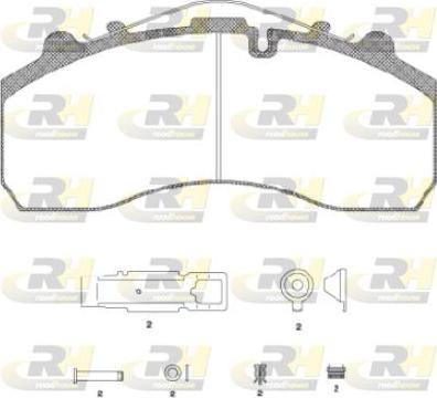 Roadhouse JSX 2637.20 - Гальмівні колодки, дискові гальма avtolavka.club