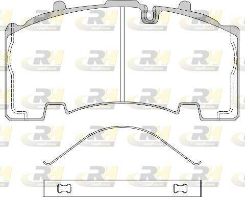 Roadhouse JSX 21555.00 - Гальмівні колодки, дискові гальма avtolavka.club