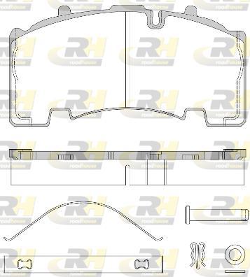 Roadhouse JSX 21555.80 - Гальмівні колодки, дискові гальма avtolavka.club