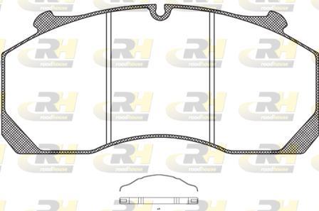 Roadhouse JSX 21157.00 - Гальмівні колодки, дискові гальма avtolavka.club