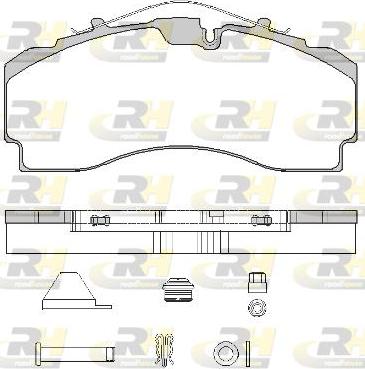 Roadhouse JSX 21704.80 - Гальмівні колодки, дискові гальма avtolavka.club