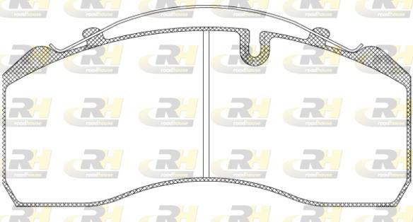 Roadhouse JSX 2814.00 - Гальмівні колодки, дискові гальма avtolavka.club