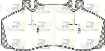 Roadhouse JSX 2245.00 - Гальмівні колодки, дискові гальма avtolavka.club