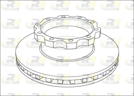 Roadhouse NSX1045.20 - Гальмівний диск avtolavka.club