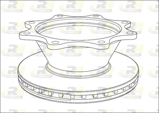 Roadhouse NSX1012.20 - Гальмівний диск avtolavka.club